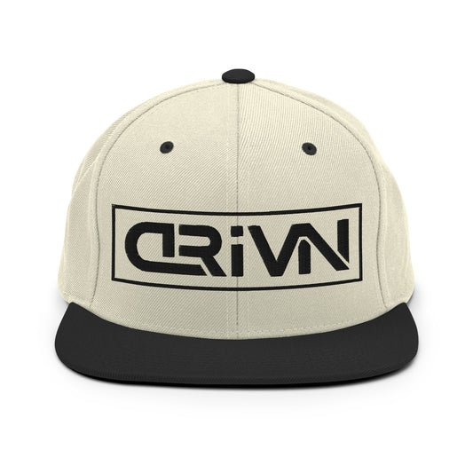 Black DriVn logo Snapback